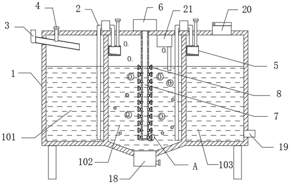 Disinfection treatment method for deep denitrification and dephosphorization of urban sewage