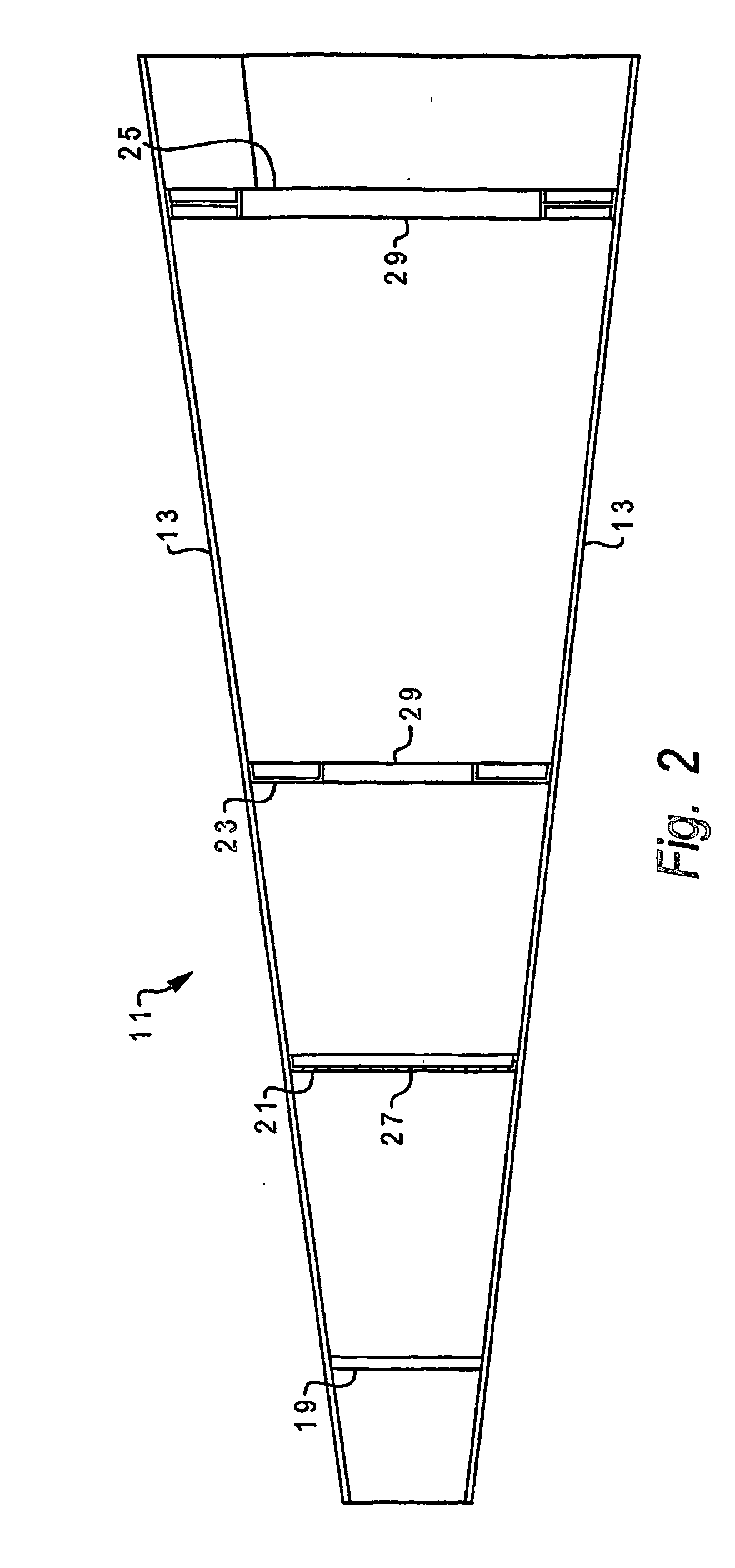 Contact stiffeners for structural skins