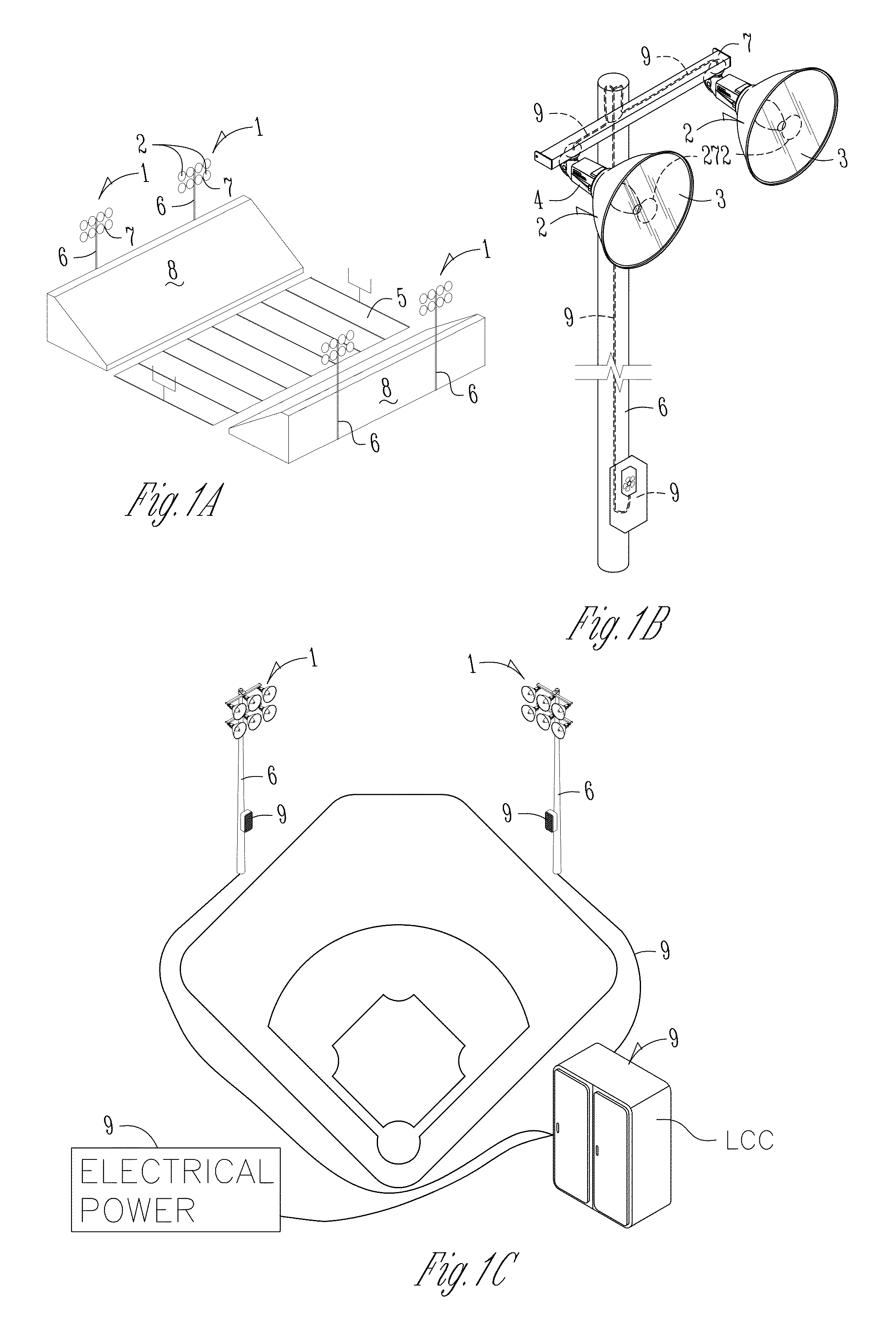 Energy efficient high intensity lighting fixture and method and system for efficient, effective, and energy saving high intensity lighting