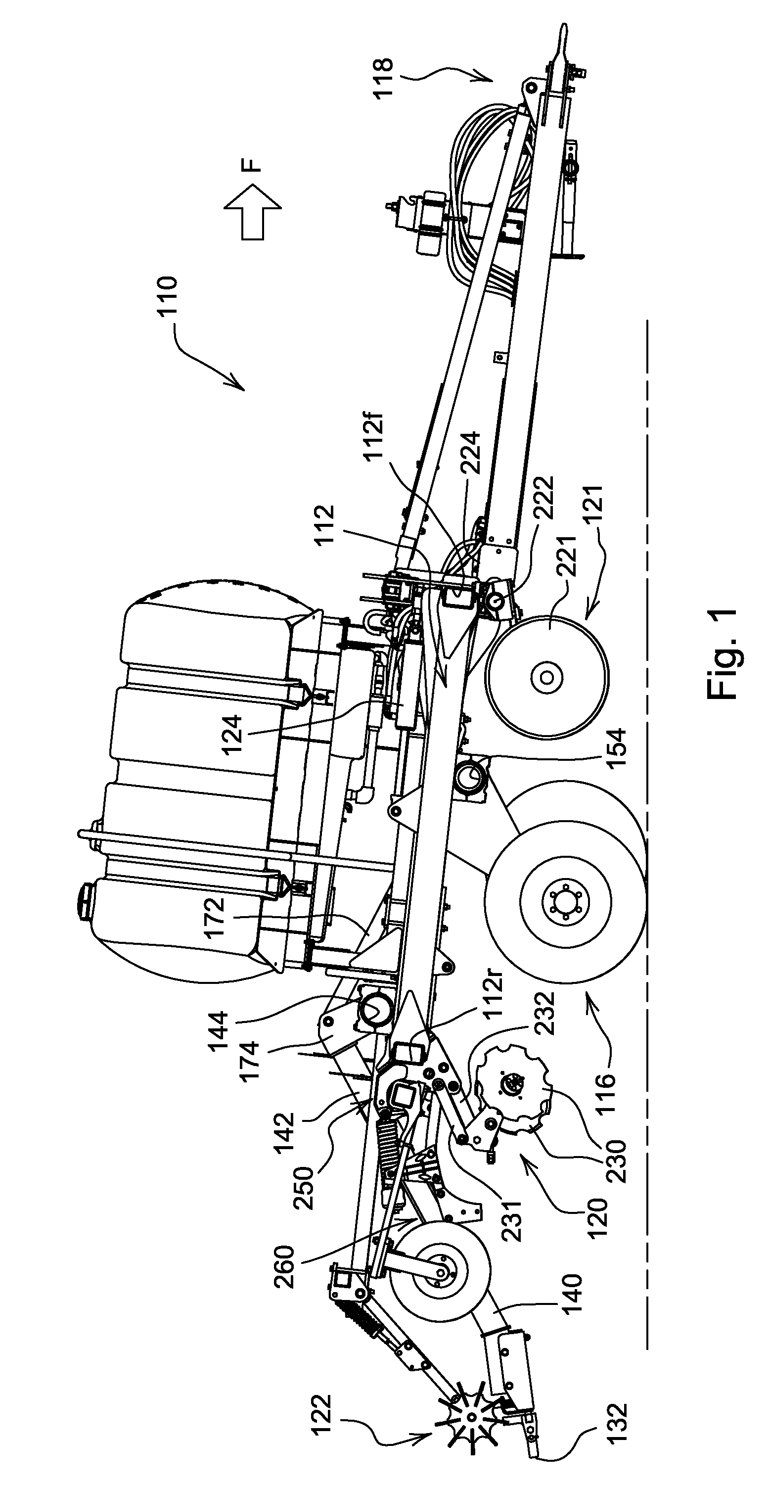 Strip tillage implement