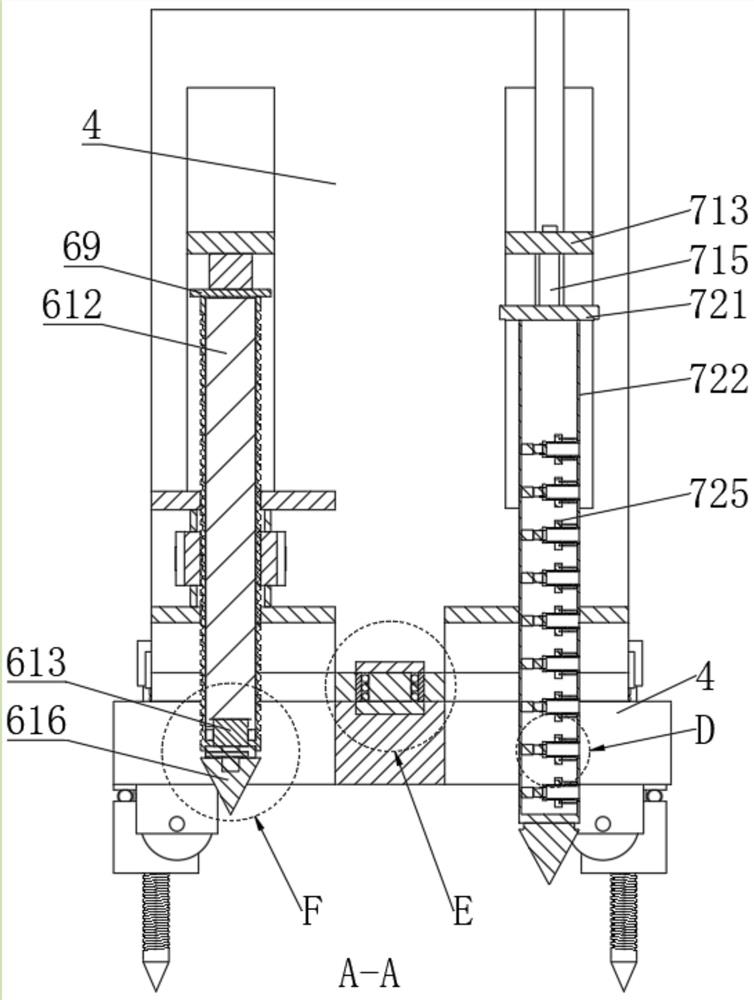 Geological mineral exploration device for layered storage of ore beds with different depths