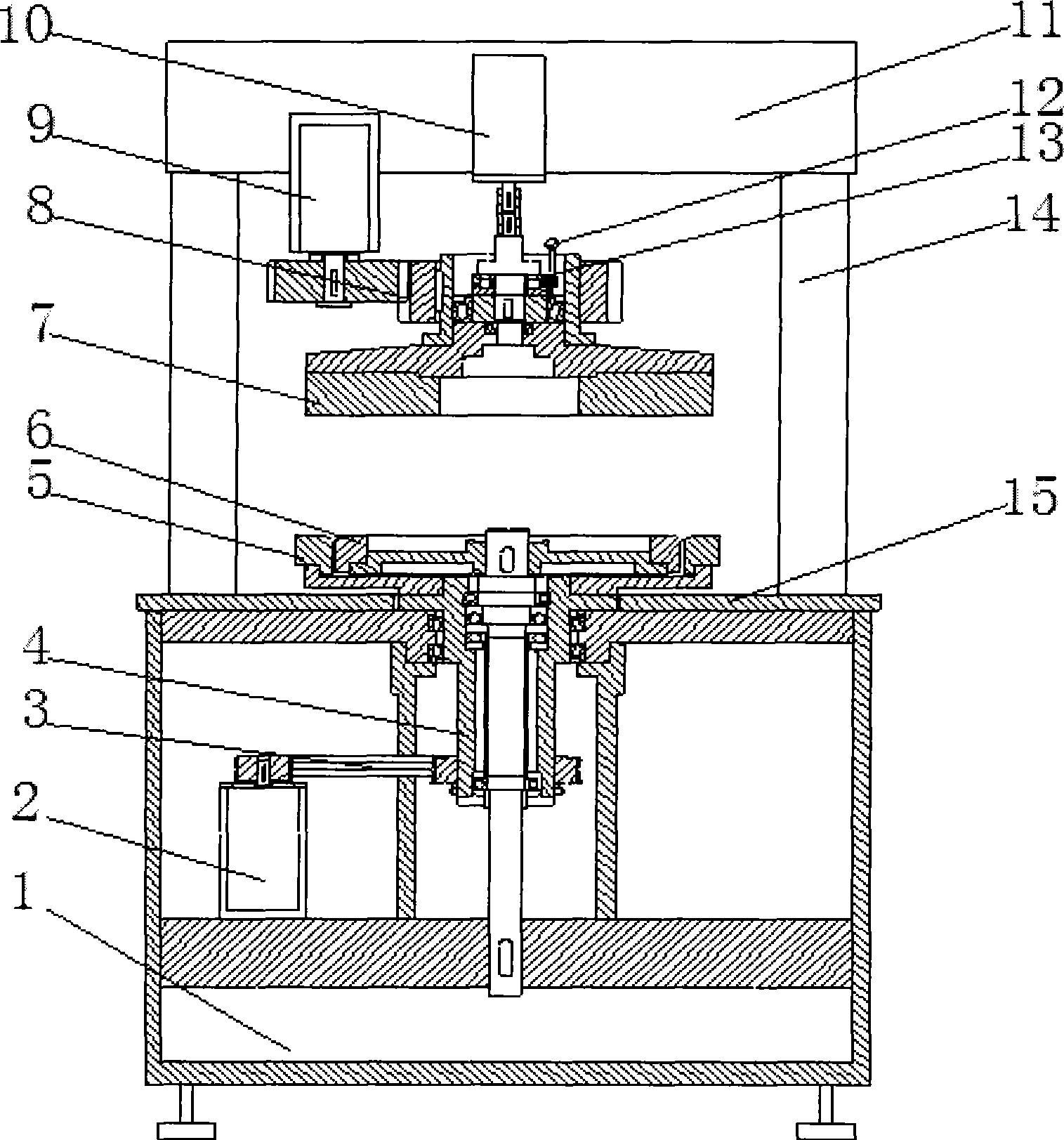 High-precision ball double-rotation V-shaped groove efficient grinding unit