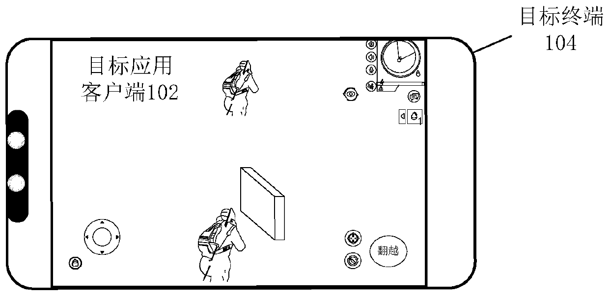 Application picture display method and device, storage medium and electronic device