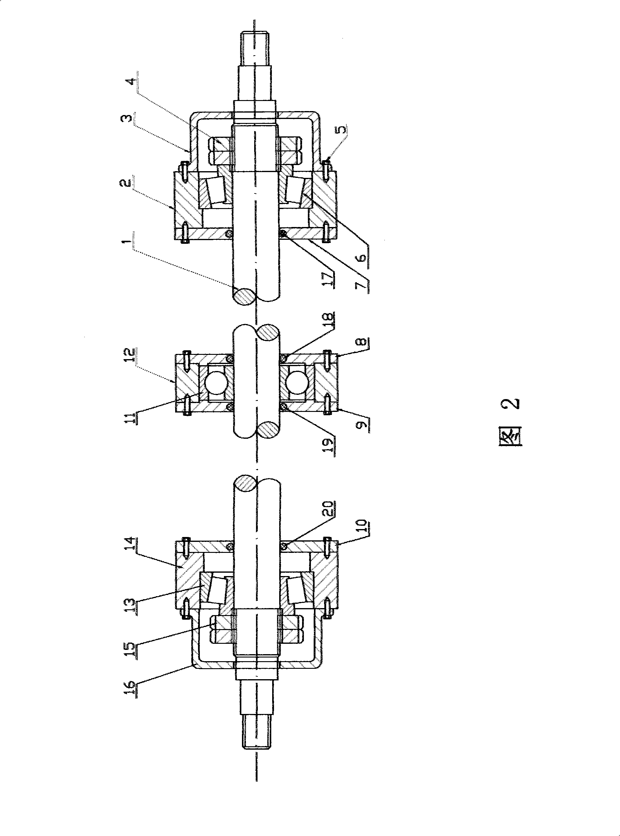 Transmission gear for control spindle of cam automatic lathe