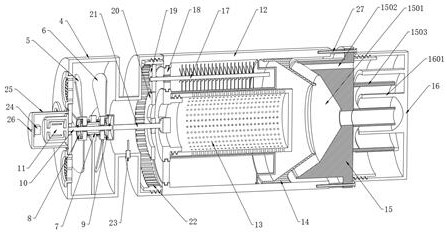 Self-cleaning air interchanger