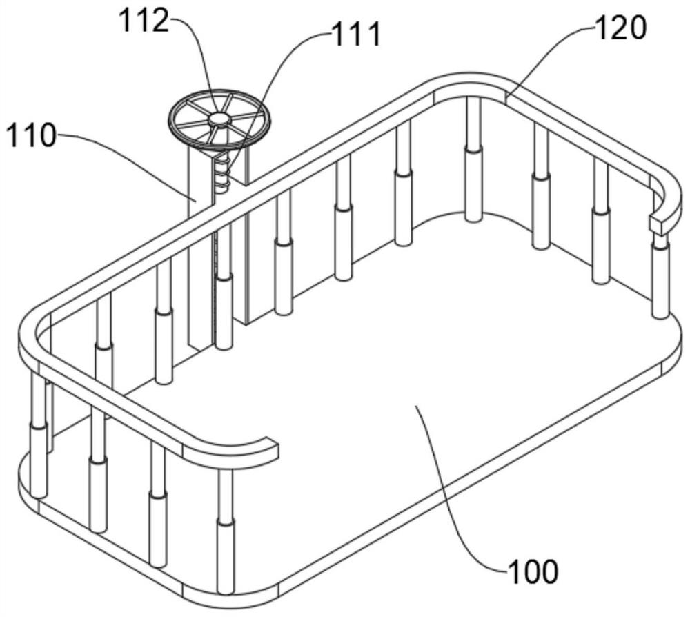 High-stability building construction protection device based on suction cup adsorption wall surface