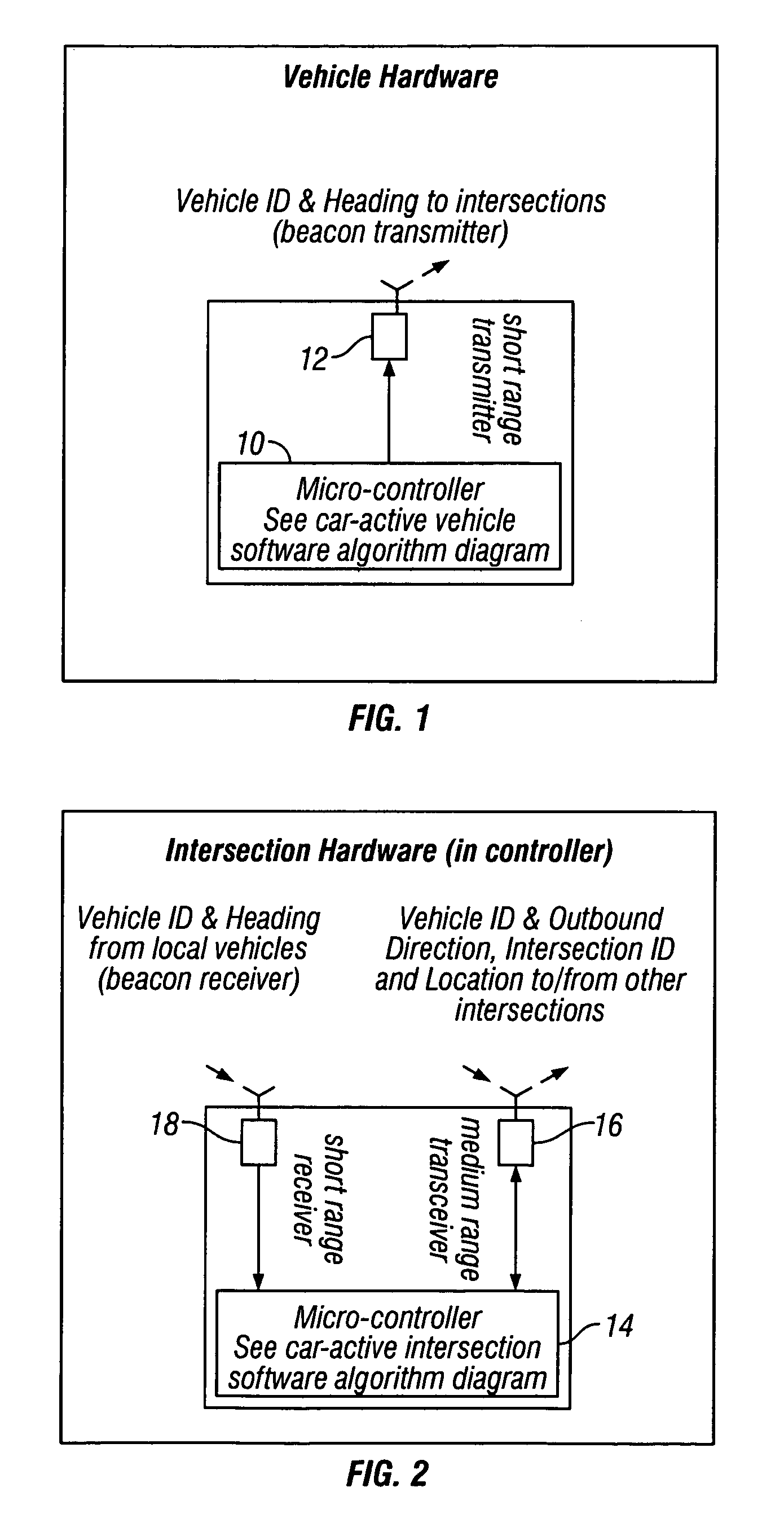 Method and system for beacon/heading emergency vehicle intersection preemption