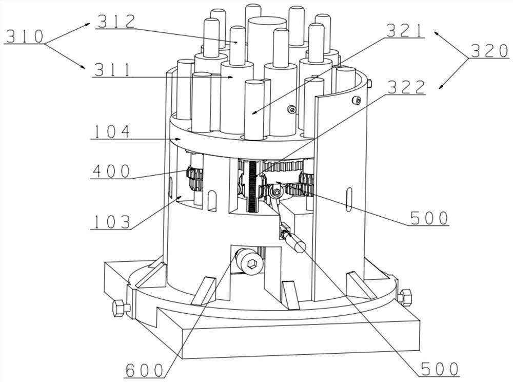 A support device for outriggers of a bridge erecting machine