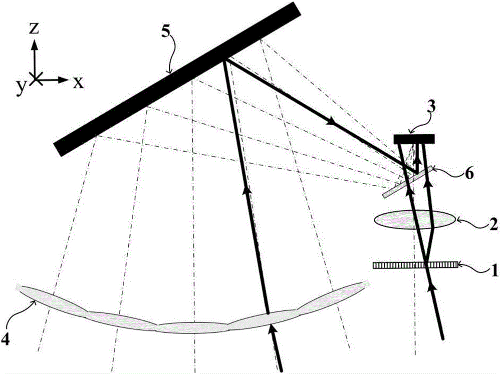 Space-borne high-angle-resolution laser alarm detection method and apparatus