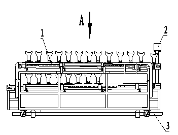 Automatic conveying and gluing equipment for welding workpieces