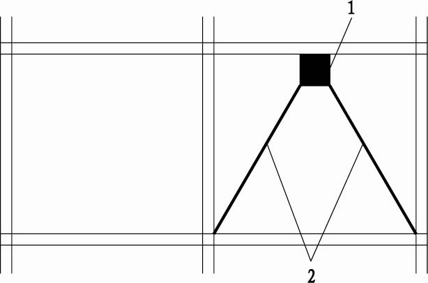 Energy-dissipation beam column node of buckling-restrained bracing