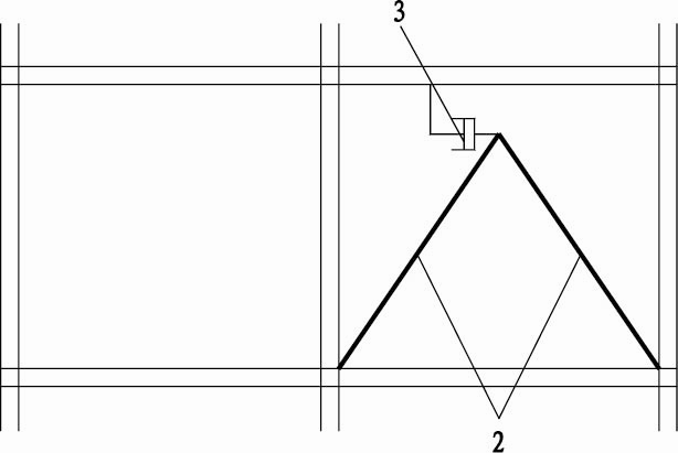 Energy-dissipation beam column node of buckling-restrained bracing