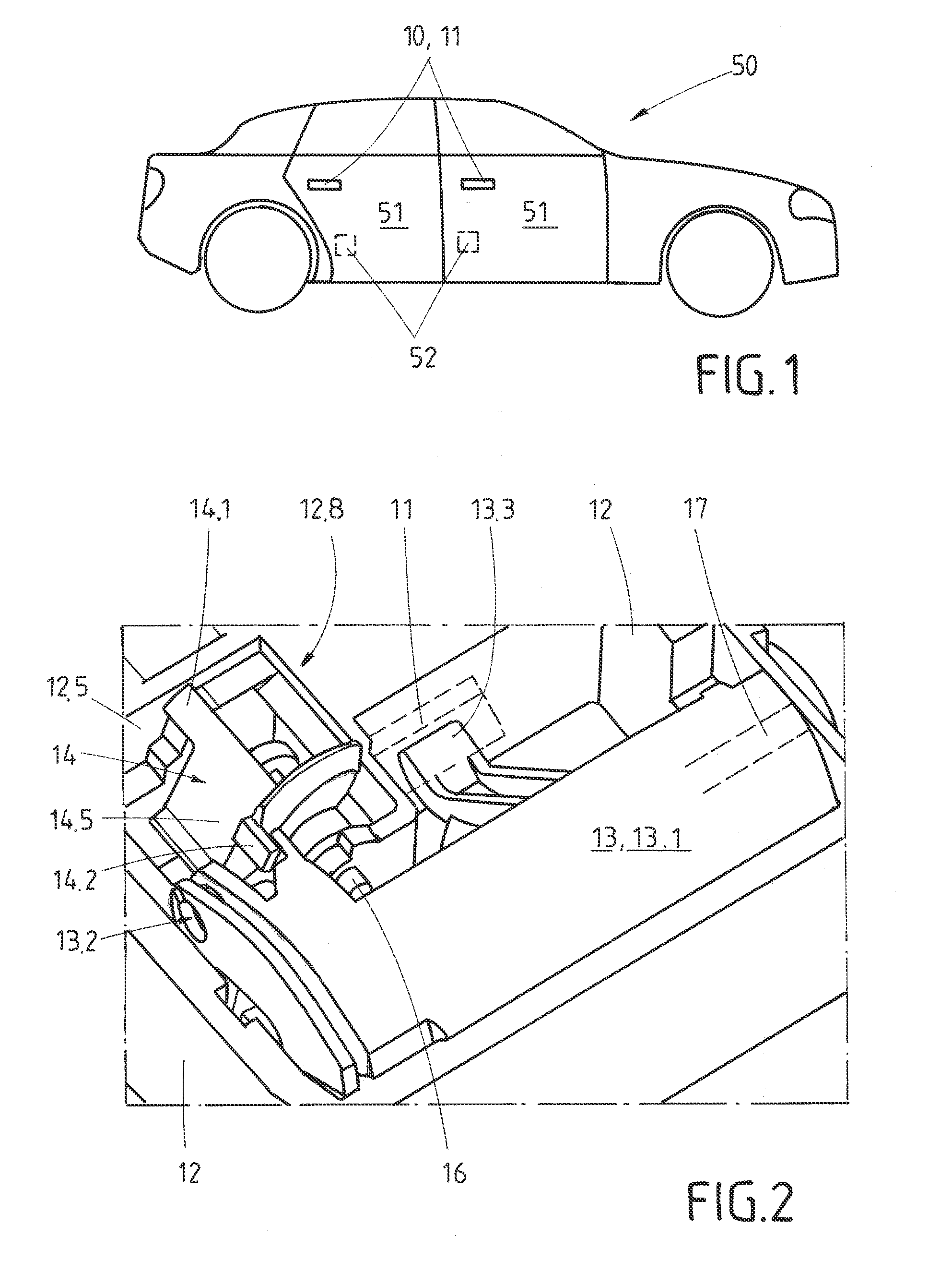 Secure door handle unit