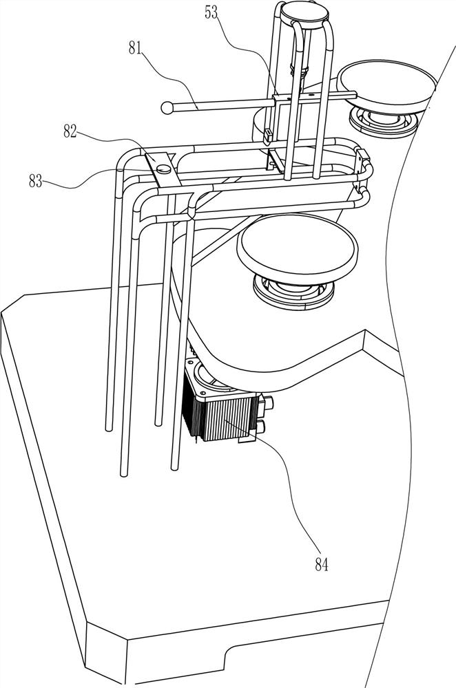 Bottom piece cutting device for dark-red enameled pottery manufacturing