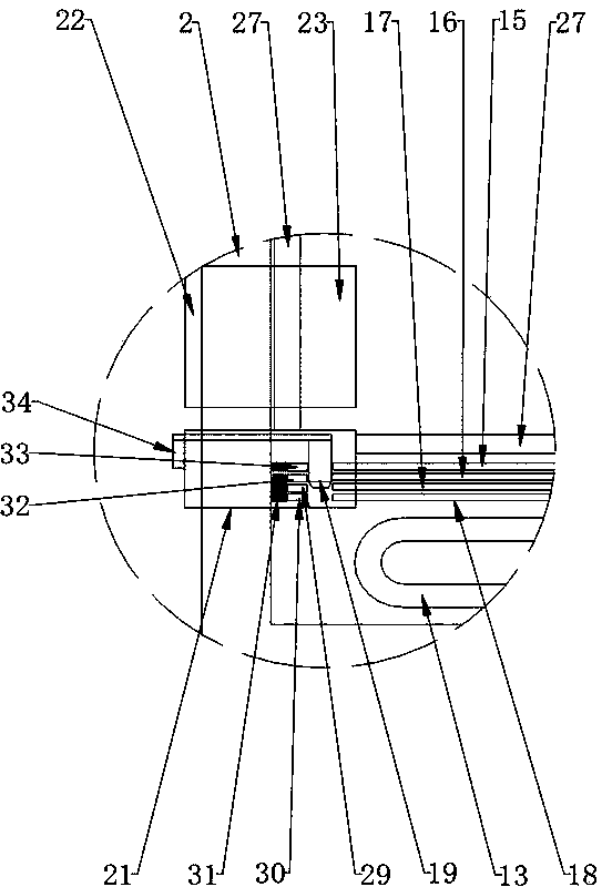 Drug reagent storage device of moveable clinical diagnosis and treatment equipment