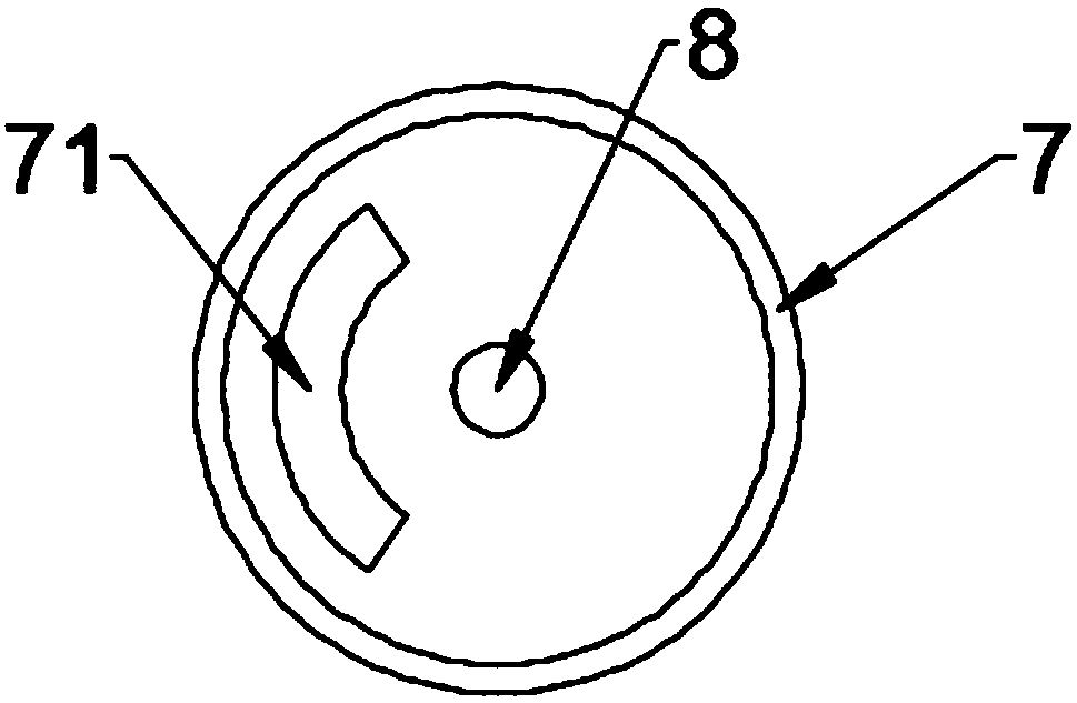 Rice winnowing device based on magnetic field separating and screening technology