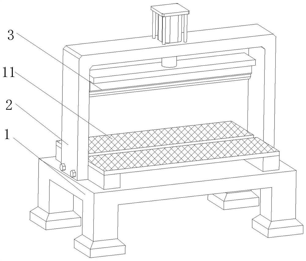 Rubber cutting device