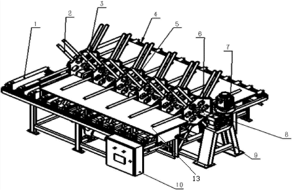 Plate overturning machine and plate overturning method