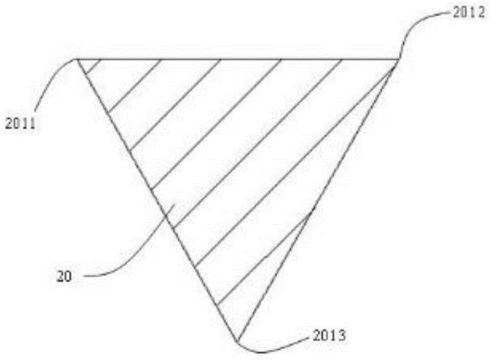 Non-woven needle of fabric