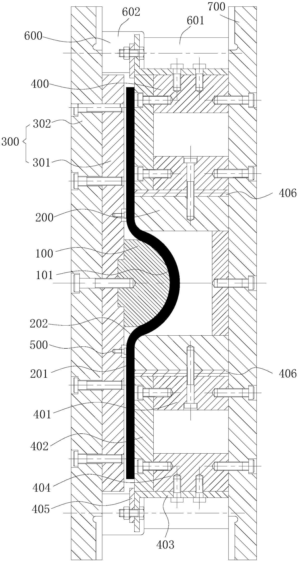 Bending die