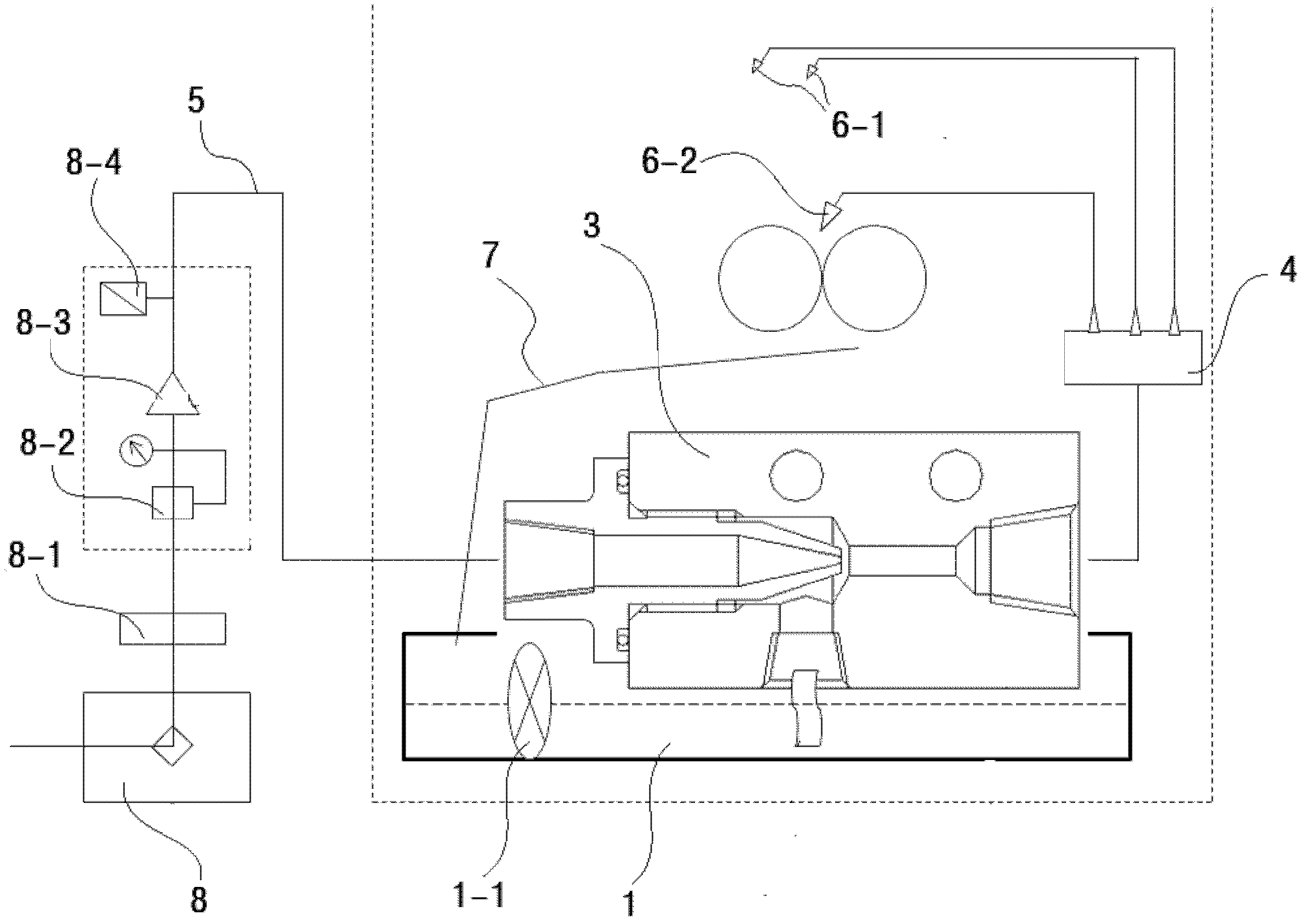 Lubricating system for universal double-swing head of large-scale numerical control machining center