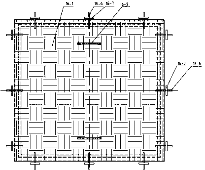 High-temperature resisting and soundproofing anti-skidding door cover for high-temperature pulse bag type dust collector