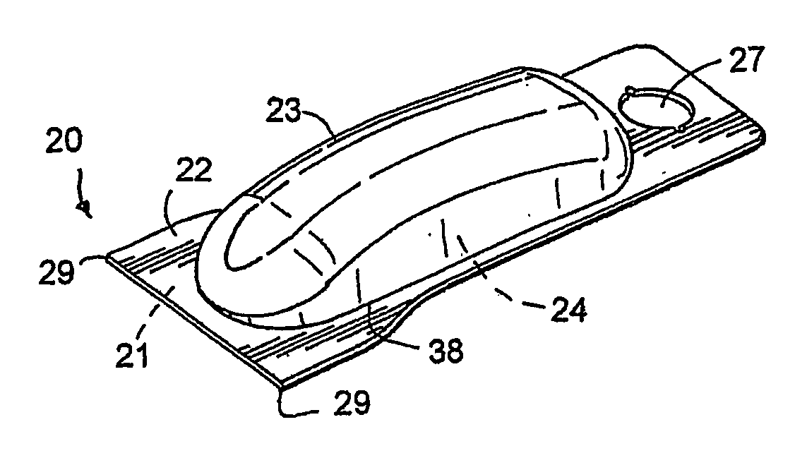 Dispenser/spreader article for spackling and paste