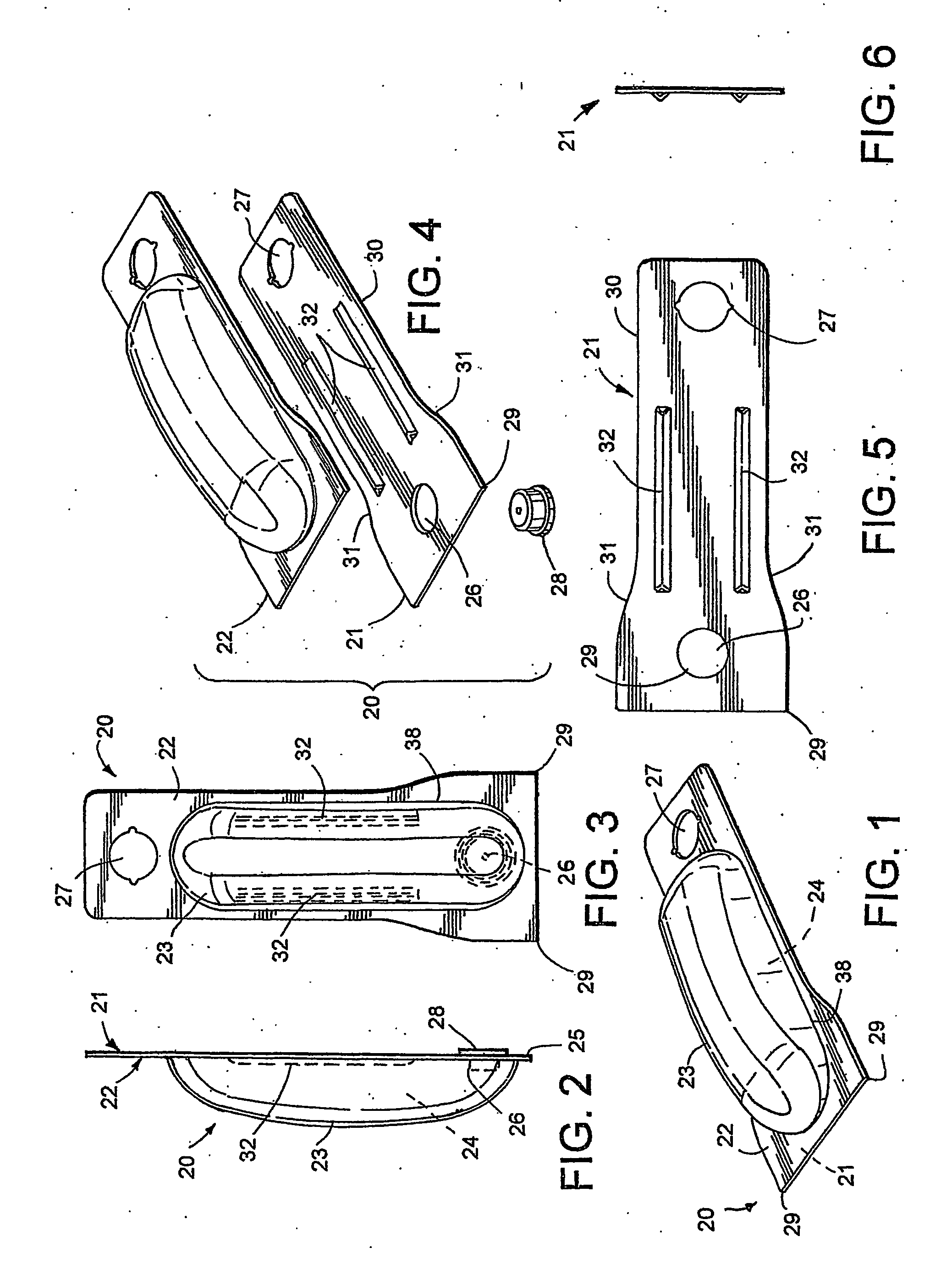 Dispenser/spreader article for spackling and paste