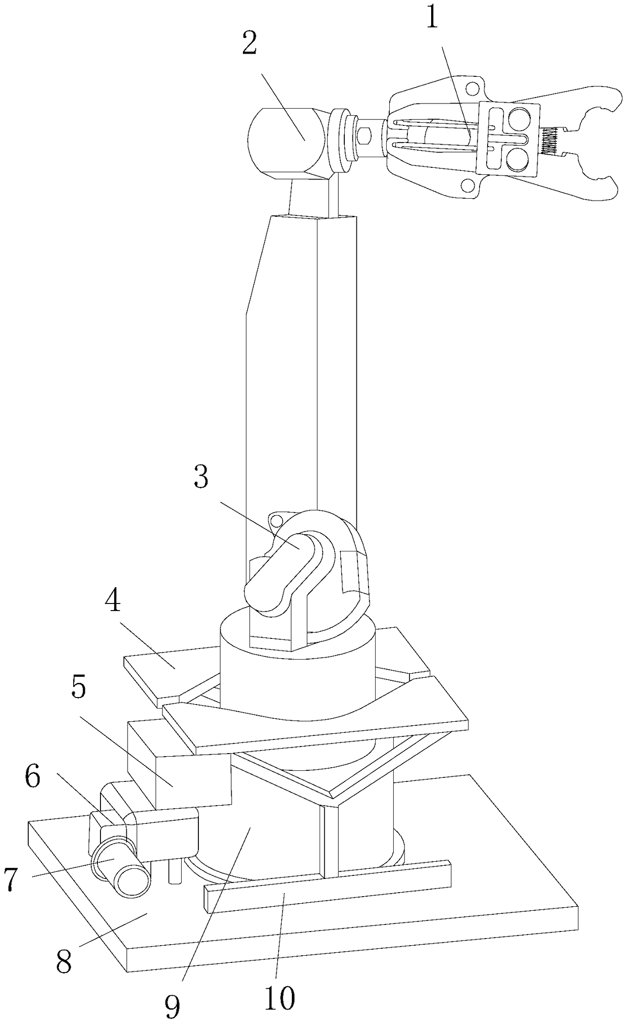 A tunnel waterproof material laying device