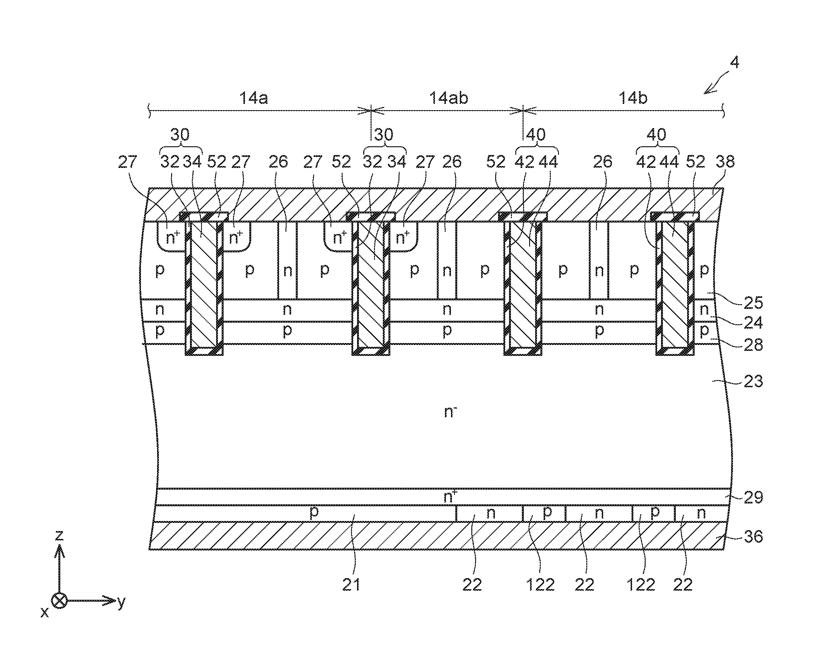 Reverse conducting IGBT