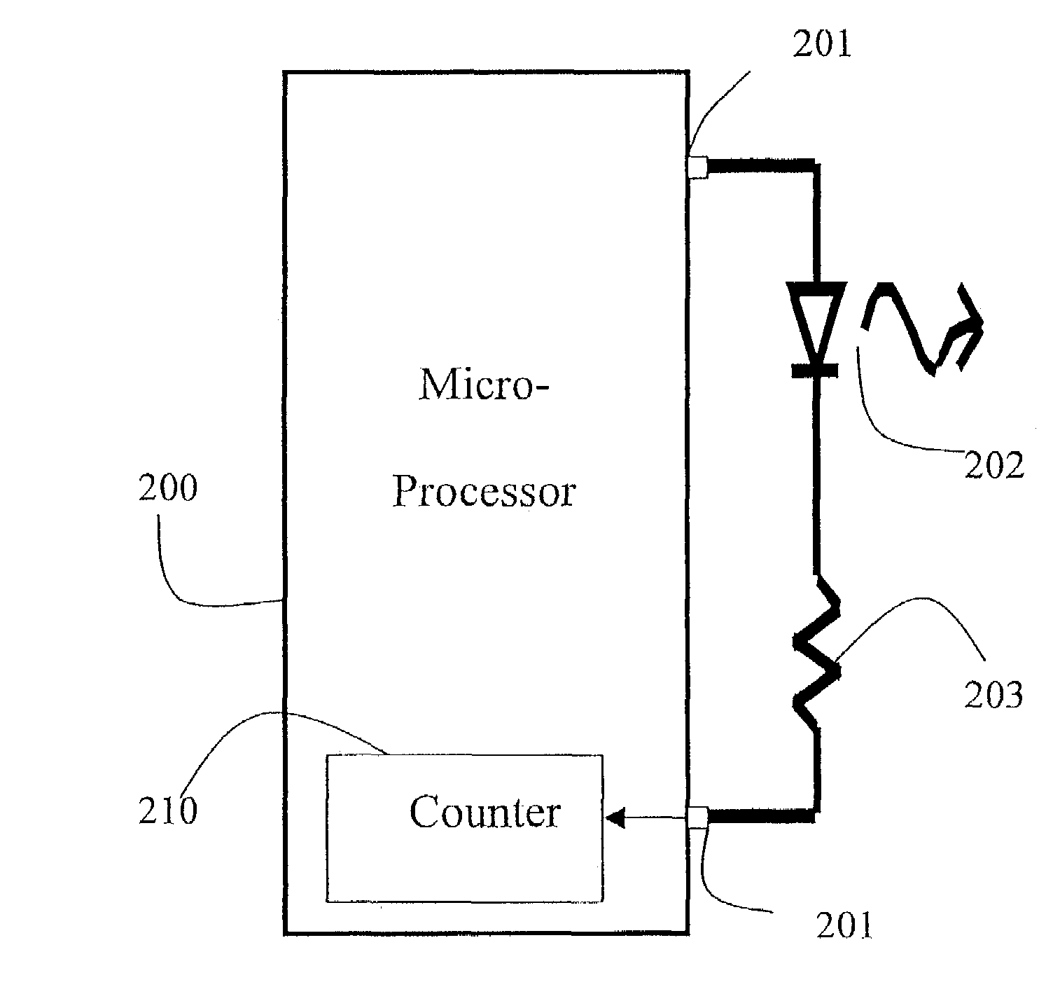 Communication using bi-directional LEDs