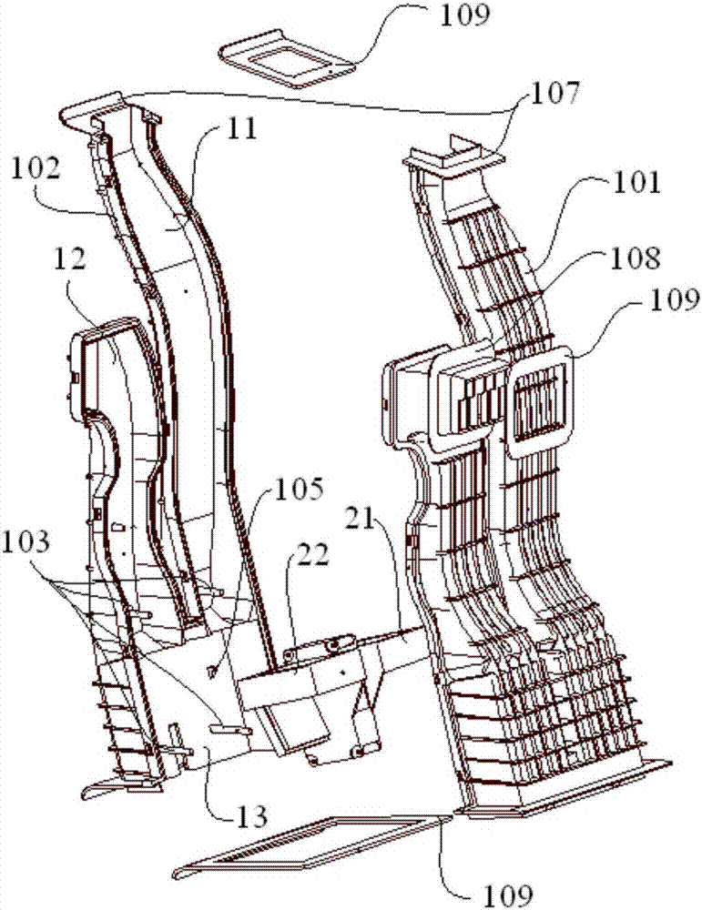 Air way module of air cooling refrigerator and air cooling refrigerator