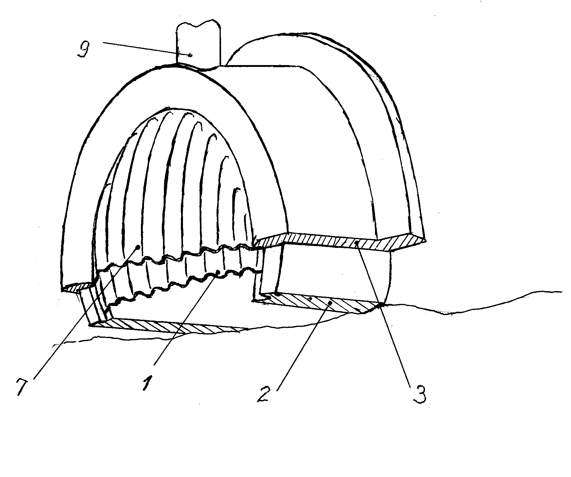 Special transmission-type direct water-cooling anode super-large focus X ray tube for radiation