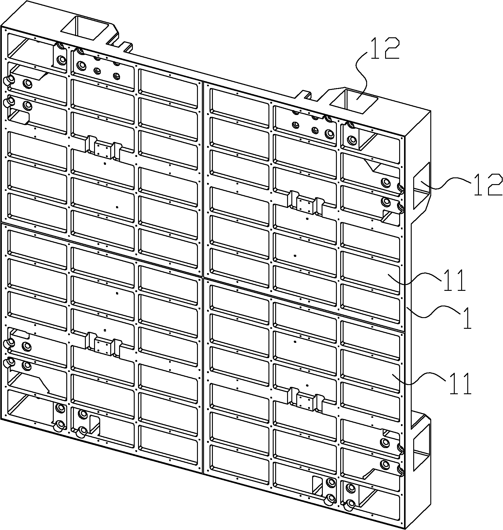 Light emitting diode (LED) display screen