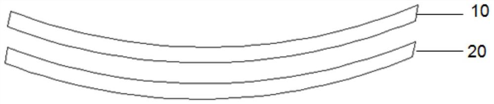 Brightness enhancing film and curved surface display