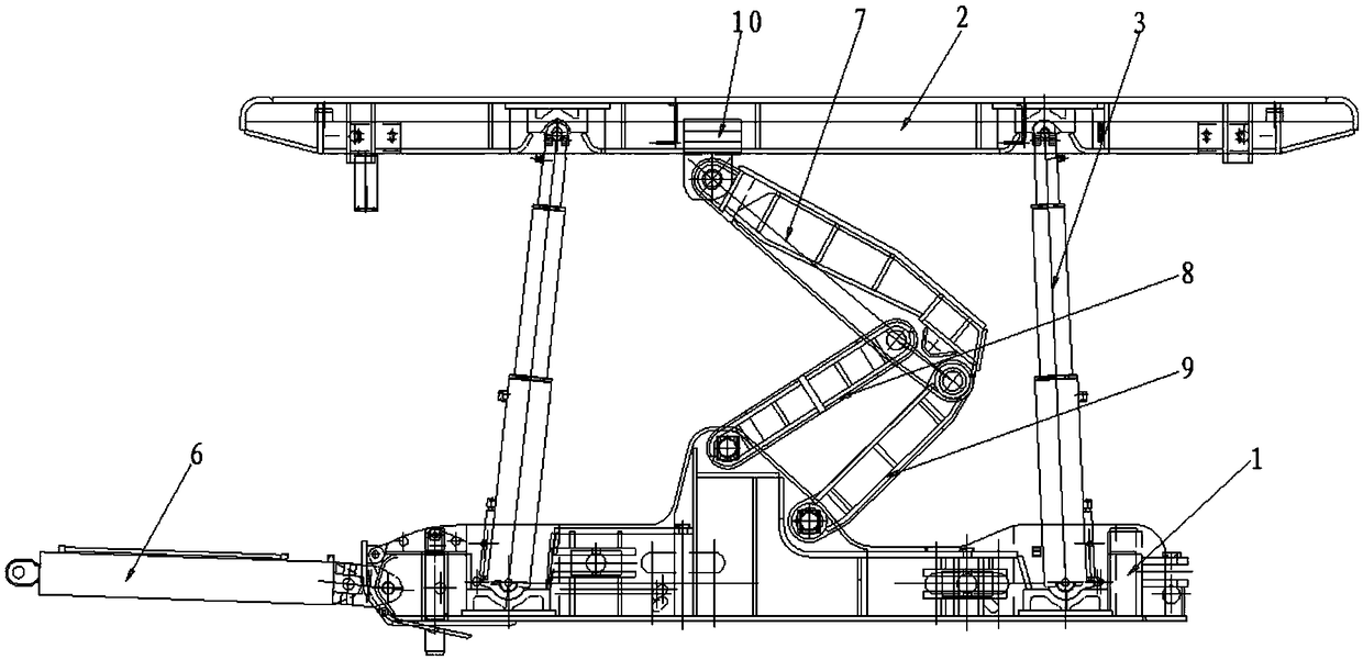 Double row type fore support