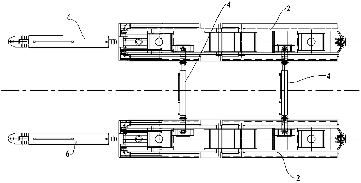 Double row type fore support