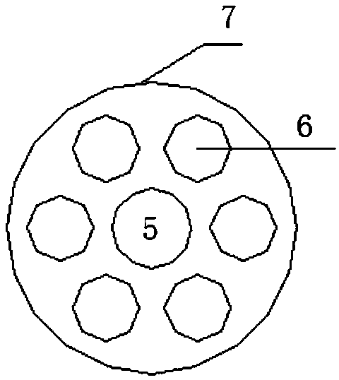 Regeneration method and device for acid gas-containing solvent