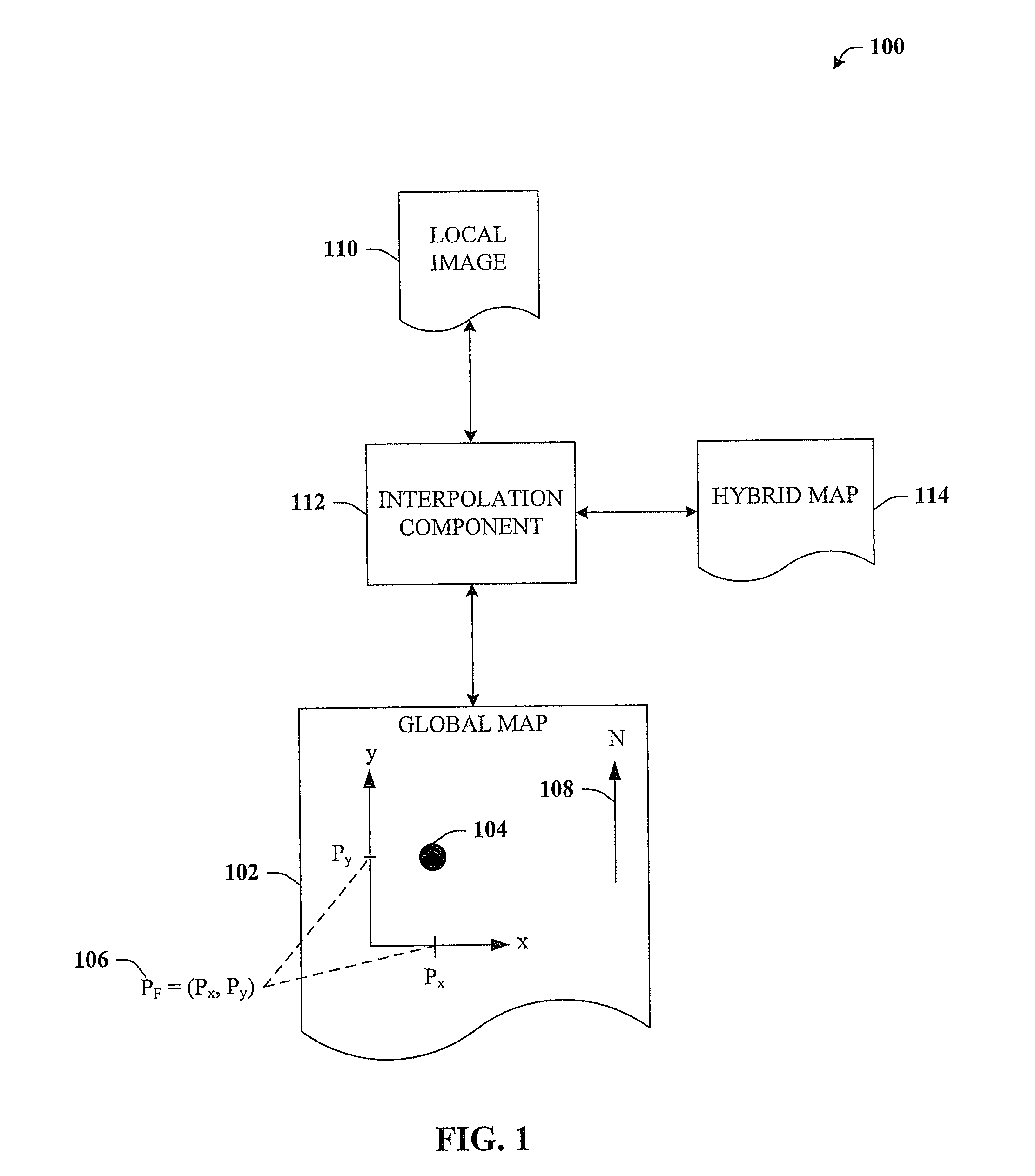 Street-side maps and paths