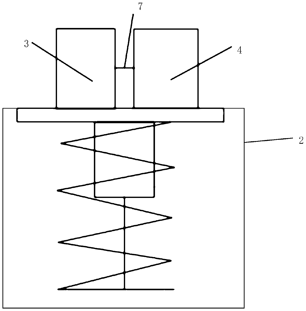 Moon area observation and communication system and bouncing device