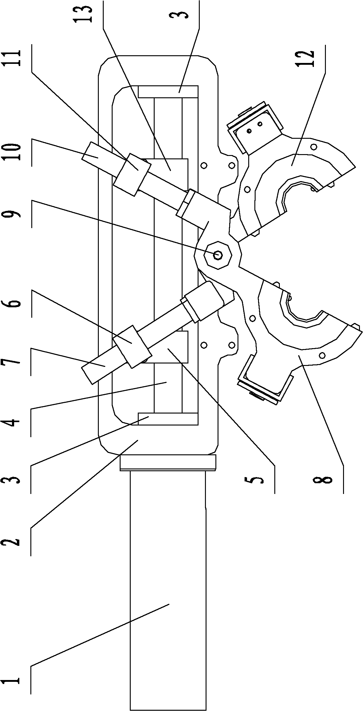 Wire stroking device for repairing broken strands of extra-high-voltage (EHV) transmission lines