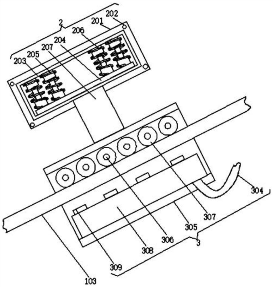 Elevator handrail with disinfecting function and application method