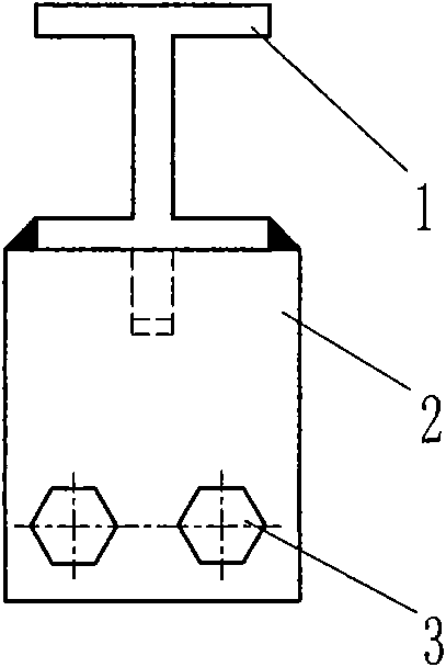 Built-in type floating track bed and method and device for lifting same