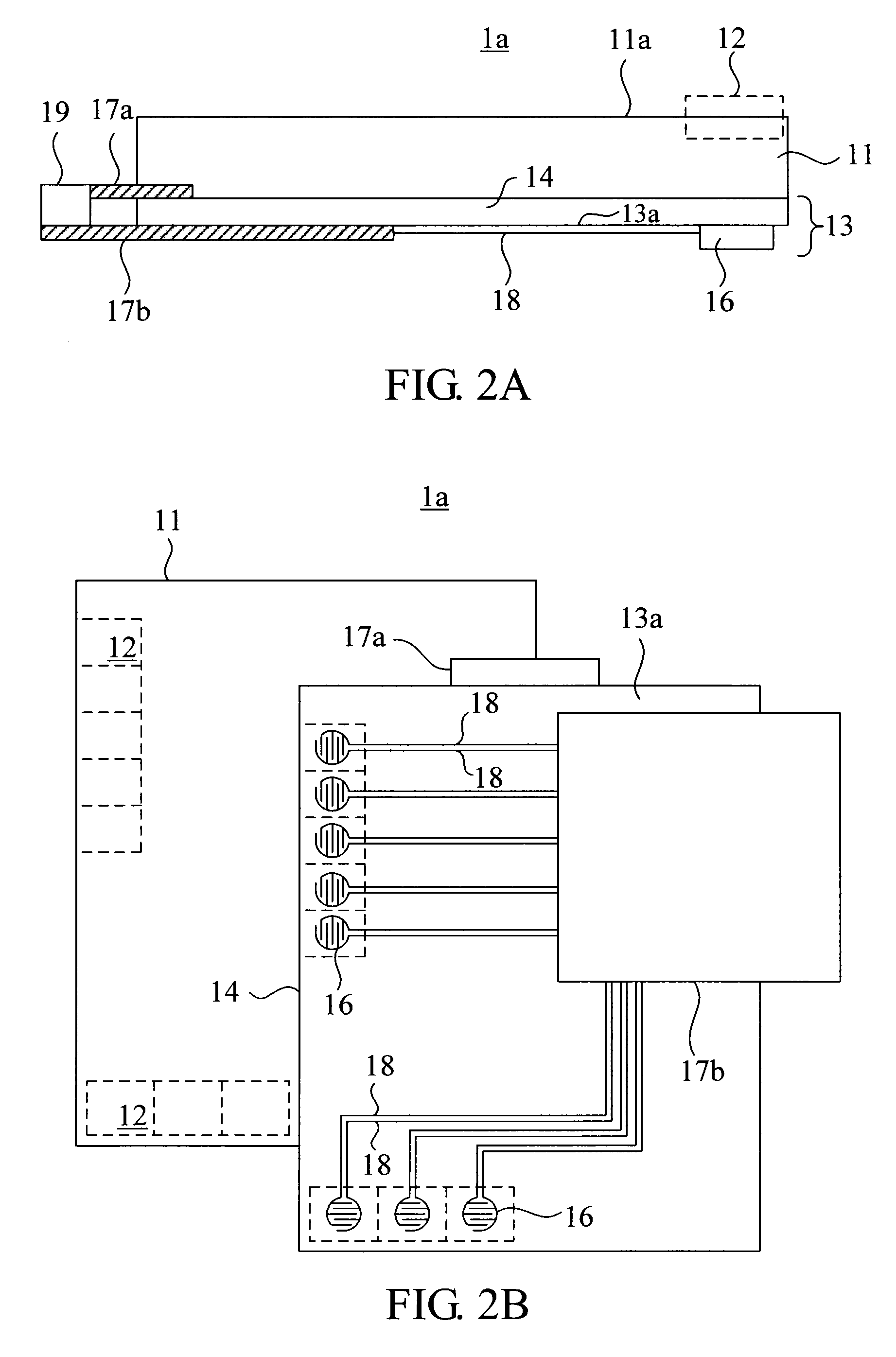 Touch-control structure for a flexible display device