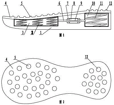 Health-care vibration buffering sole