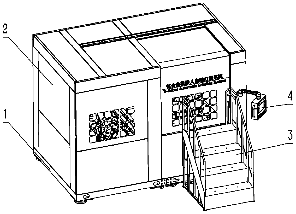 An automatic grinding and polishing process for titanium alloy ring castings