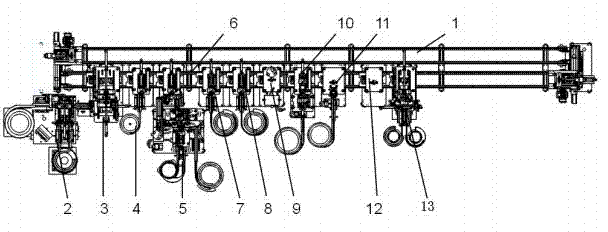 Automatic assembling system for quick-opening ceramic valve element