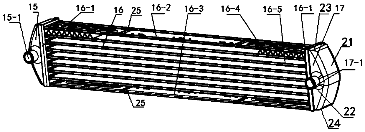 Waste gas re-cooling system