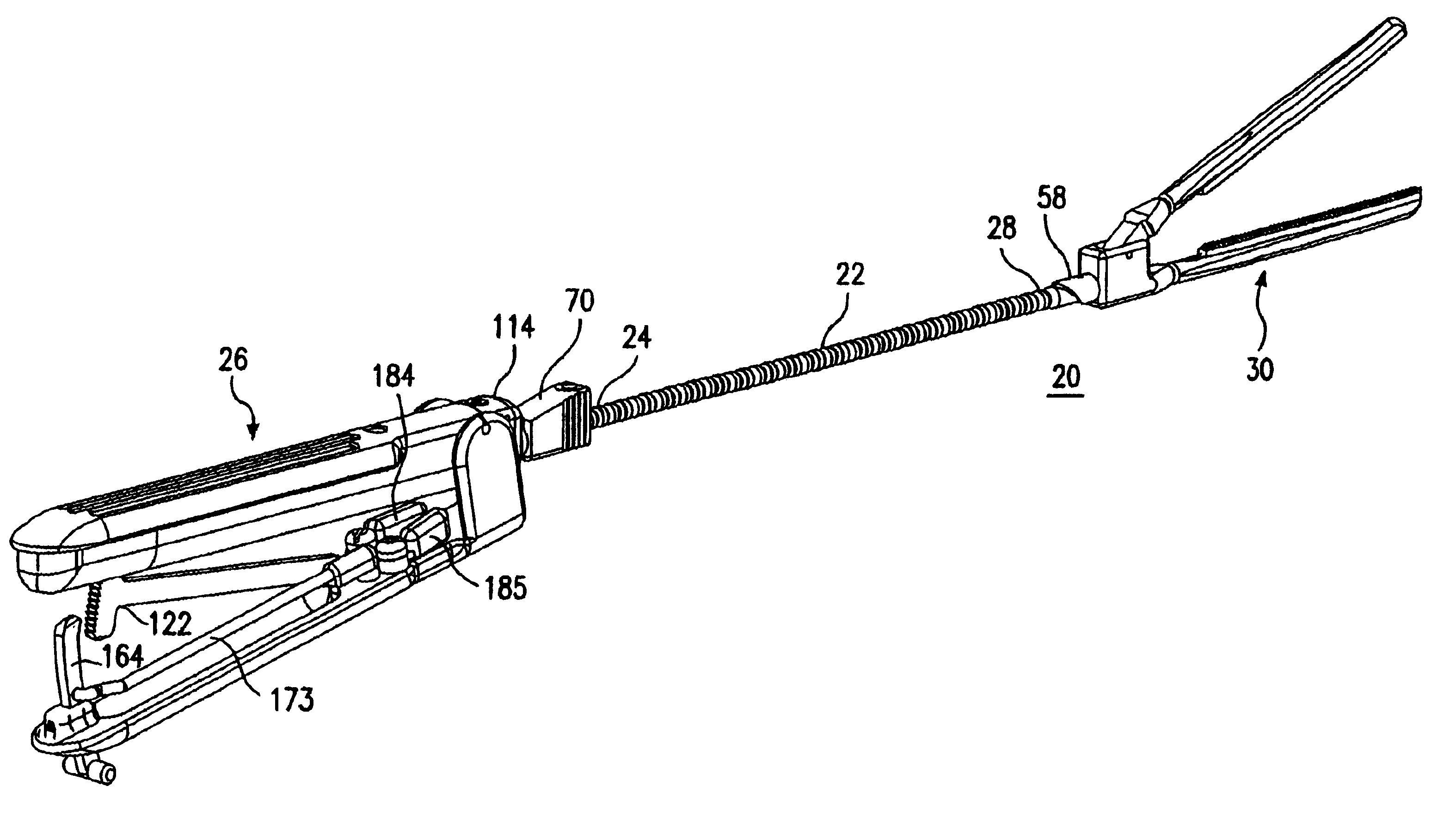 Clamp having bendable shaft