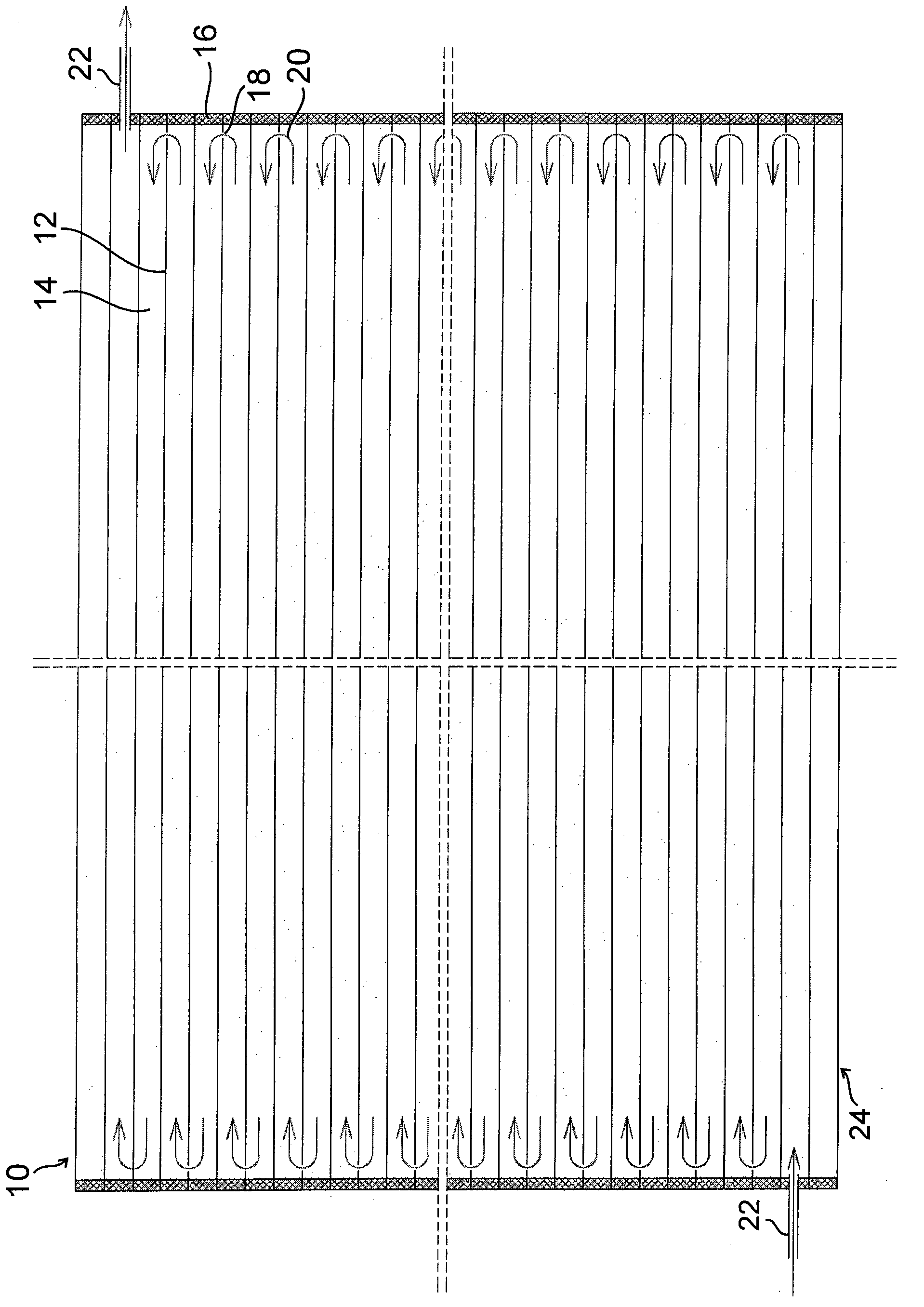 Heat exchanger panel and method for manufacturing thereof